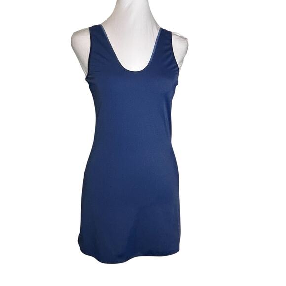Lindsey Roscoe Farr West Tank Dress Womens Size S Blue Sports Motion Summer NWT - Picture 1 of 9